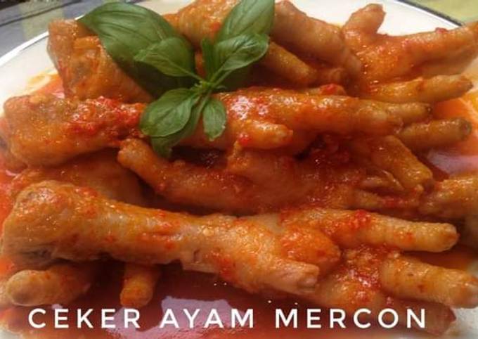 Ceker ayam mercon