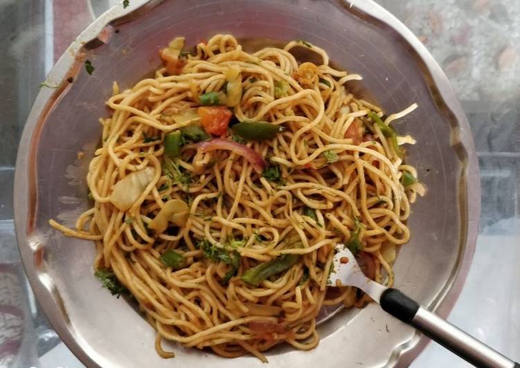 Recipe of Perfect Veg Noodles