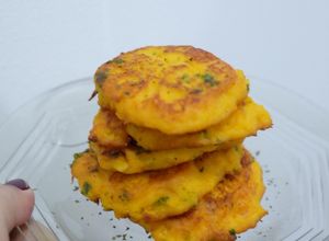 Foto resep Menu mpasi 12m+ (menu anak) butternut squash fritters