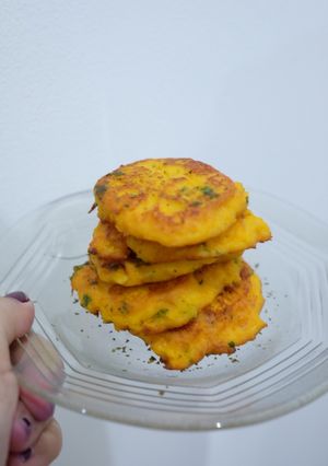 Foto resep Menu mpasi 12m+ (menu anak) butternut squash fritters
