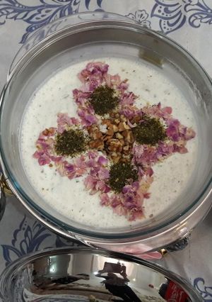عکسی از دستور خیار و ماست