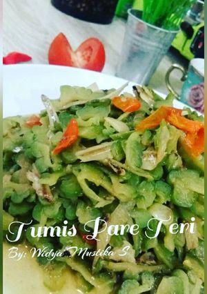 Foto resep Tumis pare teri