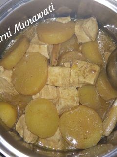 Foto resep Semur tahu & kentang