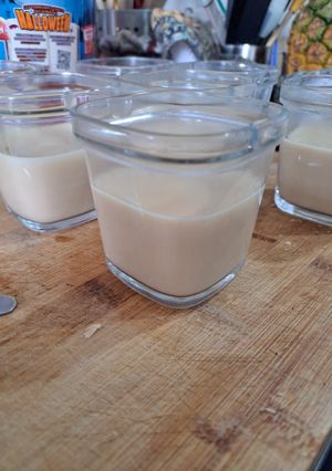 Une photo de Crème dessert dulcey et lait d'avoine