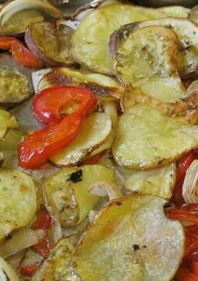 Una foto de Verduras al horno