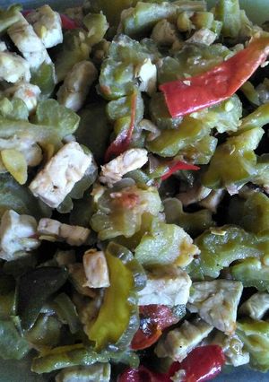 Foto resep Tumis pare tempe