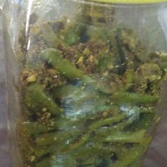 A picture of Green Chilli Pickle.