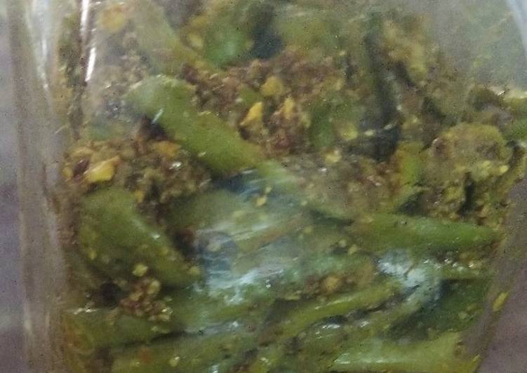 Steps to Make Favorite Green Chilli Pickle