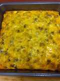Lee's Breakfast Cheesy Hashbrown-Sausage Casserole