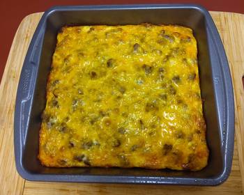 Ultimate, Prepare Lees Breakfast Cheesy HashbrownSausage Casserole Practical Delicious