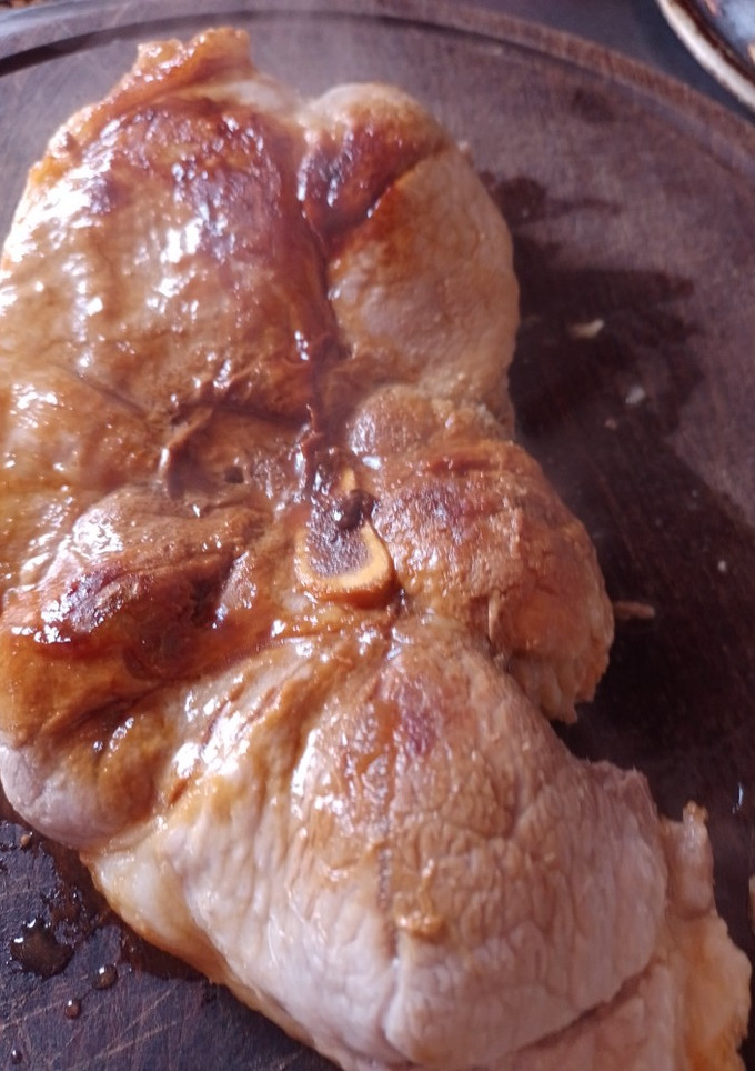 Una foto de Bocado de cerdo en sartén