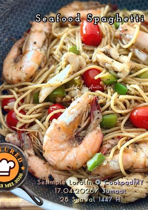 Gambar Seafood Spaghetti