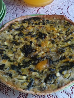 Una foto de Tarta de acelga y calabaza