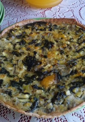 Una foto de Tarta de acelga y calabaza