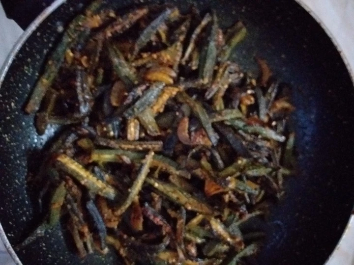 Recipe Bhindi kurkuri which Delicious
