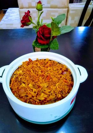 A picture of Vegetable masala Pulao.