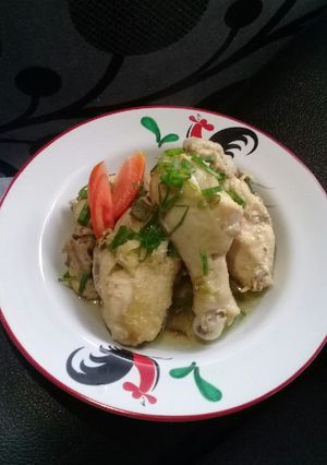 Foto resep Ayam kukus bawang putih
