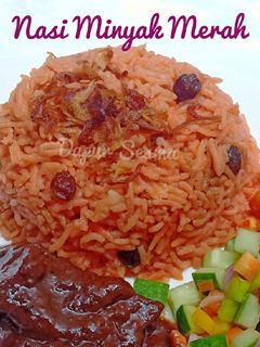 Foto resep Nasi Minyak Merah Khas Palembang