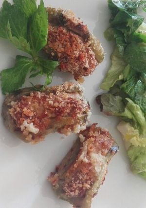 Foto di Involtini di melanzane ripieni di carne