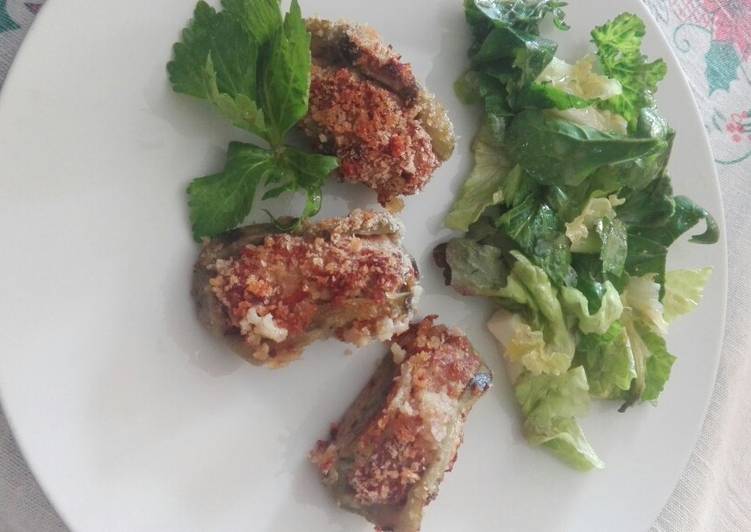 Involtini di melanzane ripieni di carne