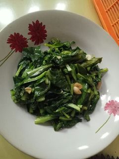 Foto resep Baby kailan cah bawang putih.