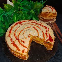 Triple Layer Beef Bread A picture of Triple Layer Beef Bread.