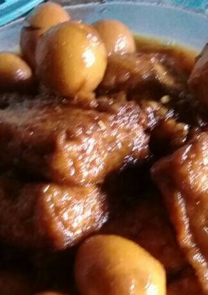 Foto resep Semur telur puyuh tahu