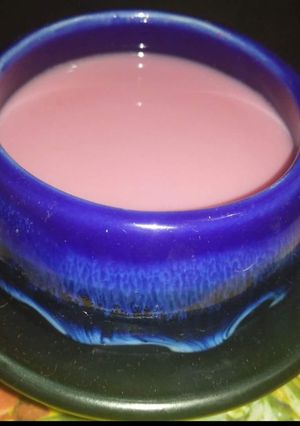 A picture of Onion chai of Kashmir.