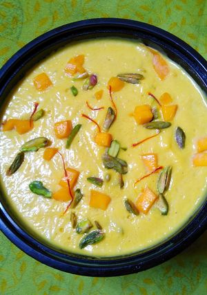 A picture of Kesar Mango Kulfi.