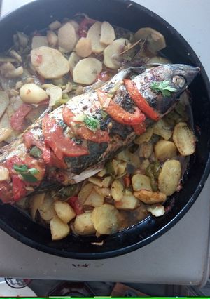 صورة لوصفة سمكة بونيتة في الفرن 🐟