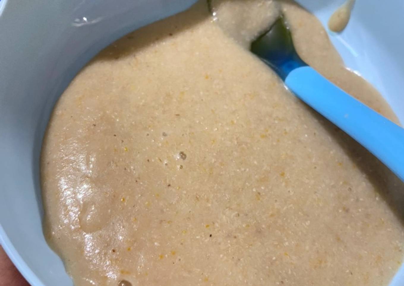 Resep BUBUR SALMON KENTANG (Mpasi 6bulan) Anti Gagal