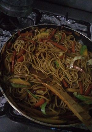 Una foto de Spaghetti chino