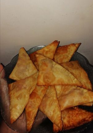 Foto resep Kulit pangsit isi aci pedas
