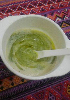 Foto resep MPASI 7 bulan kentang brokoli tahu dori