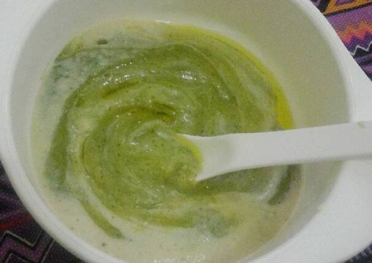 Resep: MPASI 7 bulan kentang brokoli tahu dori yang Enak