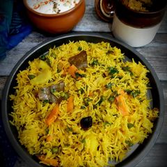 A picture of Veg pulao.