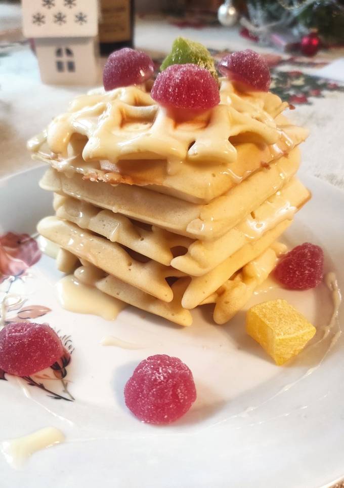 Хрусткі й золотисті бельгійські вафлі 🤗