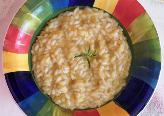 Guida passo passo a Preparare Veloce Risotto alla zucca