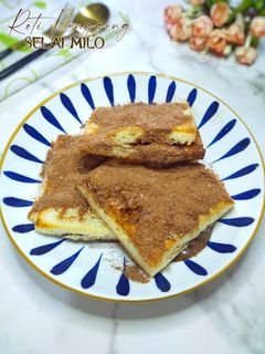 Foto resep Roti Panggang Selai Milo