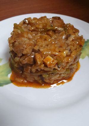 Una foto de Arroz ibérico