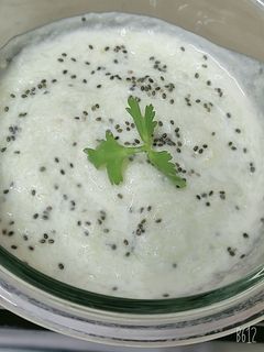 A picture of Cucumber Raita - healthy side dish - Diet - 38 Cal.