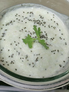 A picture of Cucumber Raita - healthy side dish - Diet - 38 Cal.