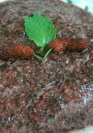A picture of Mullberry chutney.