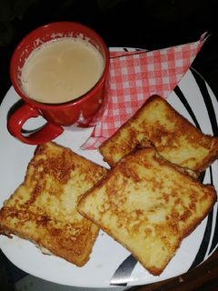 A picture of Sweet egg bread toast.