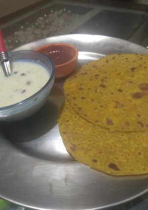 A picture of Rice paratha.