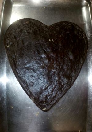 Una foto de Falso brownie sin huevos