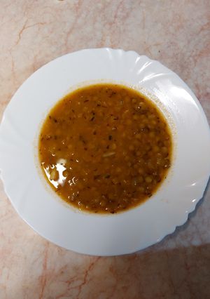 Lencse leves recept fotója