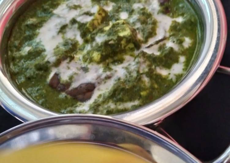 The Easiest and Tips for Beginner Healthy bowl (palak paneer)