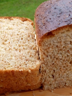 A picture of Homemade brown bread.