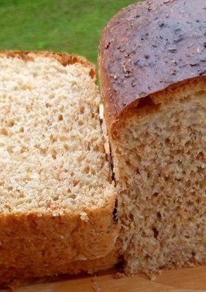 A picture of Homemade brown bread.